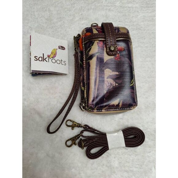 Sakroots Wallet with Crossbody Strap NWT - Picture 1 of 3